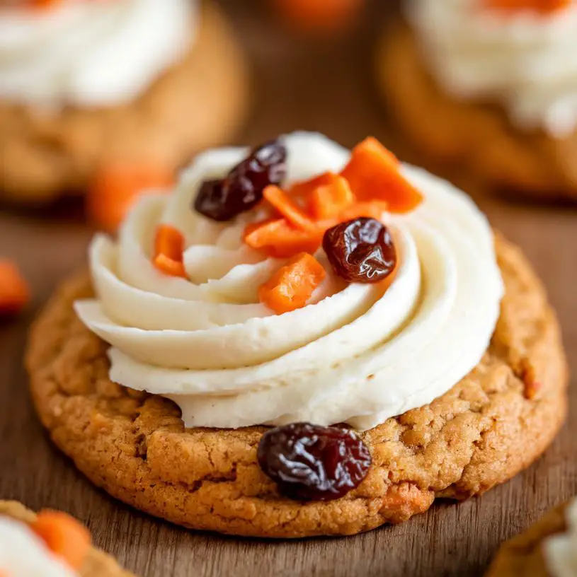 Learn how to make delicious carrot cake cookies with cream cheese frosting with this easy-to-follow recipe. These bite-sized treats capture the rich flavors of traditional carrot cake, combined with a creamy, tangy frosting. Perfect for any occasion, these cookies are simple enough for beginners and versatile enough to accommodate dietary needs like gluten-free and vegan. Follow our step-by-step guide for a rewarding baking experience that guarantees a crowd-pleasing result every time. Store and frost your cookies like a pro with our expert tips.