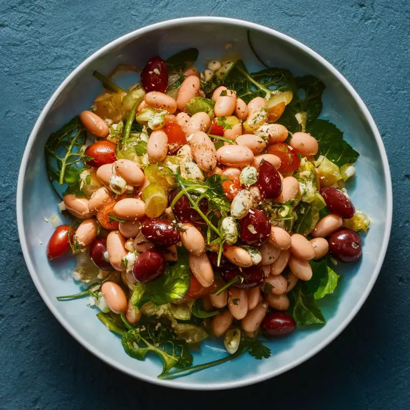 Discover the delicious and nutritious Cool Beans Salad, a versatile dish perfect for any meal. This easy-to-prepare salad, rich in protein and fiber, can be customized to fit various dietary preferences. Whether you're looking for a quick lunch, a wholesome side dish, or a delightful appetizer, the Cool Beans Salad offers a satisfying blend of flavors and textures. Learn how to make this health-packed salad with fresh vegetables, beans, and a tangy dressing. Perfect for meal prep and packed with essential vitamins!